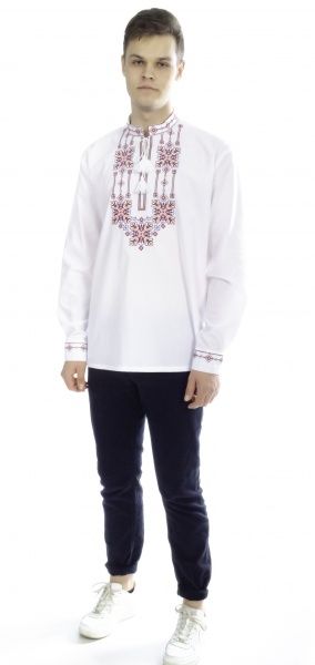 Вышиванка Эдельвика 566-20/09 белый р. XL 