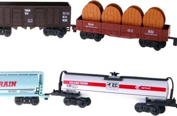 Игровой набор Big Motors Железная дорога с 9 вагонами 19033-8