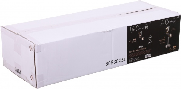 Настольная лампа Accento lighting Cervinia 3x20 Вт G9 хром ALHu-KT31704-3 