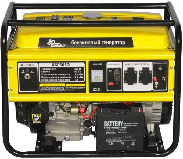 Генератор бензиновый Кентавр КБГ505Э