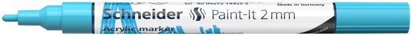 Маркер акриловый Schneider Paint-it 310 2 мм S120130 пастельно-синий 