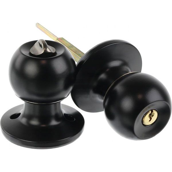 Кнобсет Bruno 607 CP MBC WC черный матовый