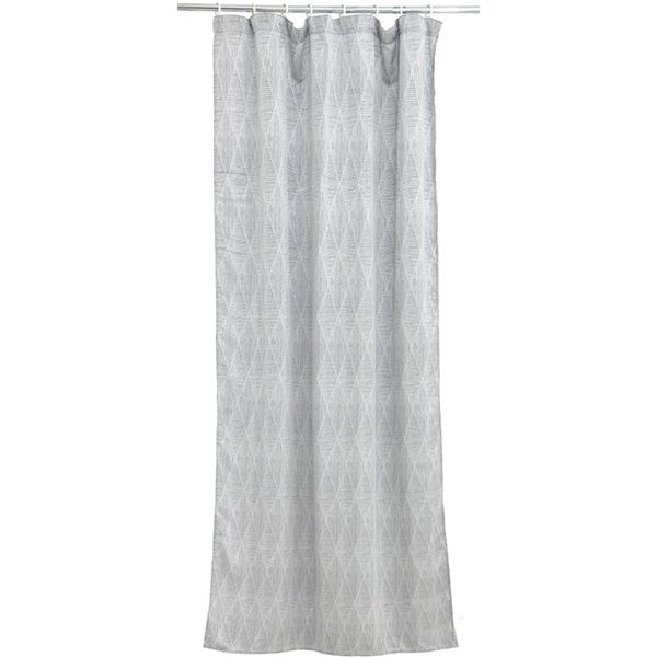 Штора La Nuit Жакард Ромб темно-сіра 140х275 см