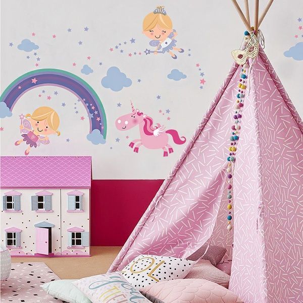 Декоративна наліпка Design stickers Єдиноріг 59.4x42 см 2 аркуші A3