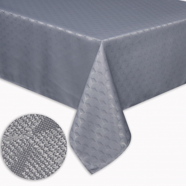 Скатерть водонепроницаемая Zana 140x240 см серый La Nuit 