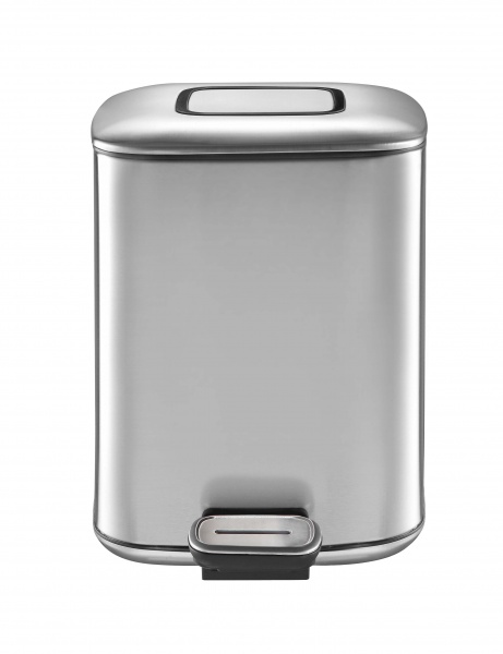 Ведро с педалью Eko REGENT 6 л хром