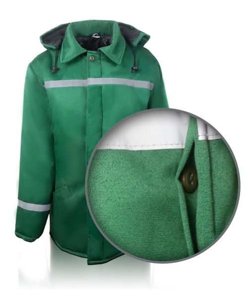 Куртка рабочая Торнадо “Универсал” утепленная р. 56-58 рост 5-6 зеленый