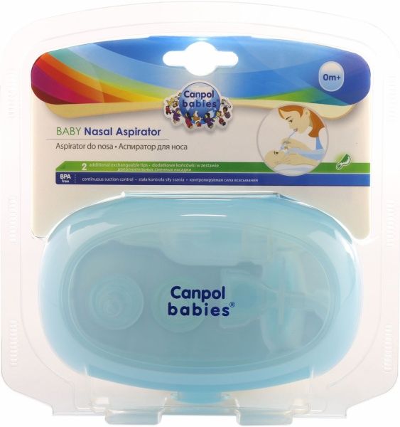 Аспіратор Canpol Babies назальний з додатковими насадками 5/119