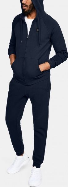 Джемпер Under Armour RIVAL FLEECE FZ HOODIE 1320737-408 р. M синій