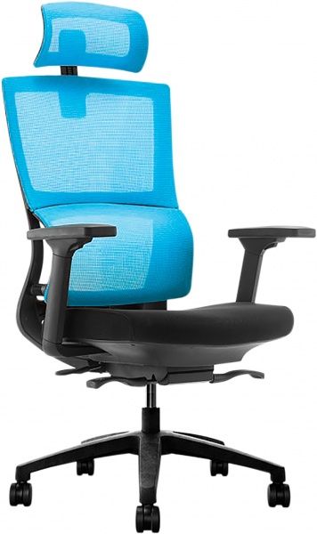 Крісло GT Racer W-89 чорно-синій 