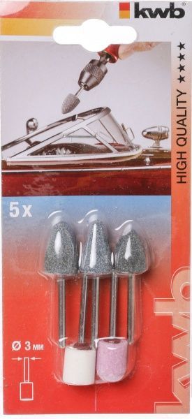 Набір фрез корунд 5 шт KWB 510100