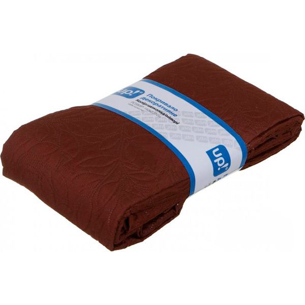 Покривало 220x240 см UP! (Underprice) шоколадний/айворі 