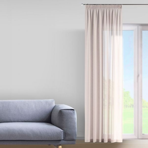 Тюль Batist 400х285 см молочний Decora textile