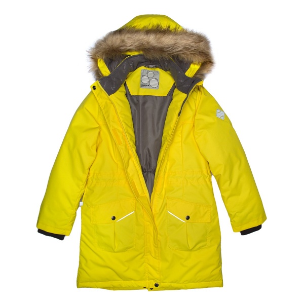 Куртка-парка для дівчинки HUPPA Mona 2 р.158 жовтий 12200230-70002-158 