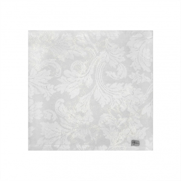 Серветка Прованс Сяйво біле срібло 40x40 см 