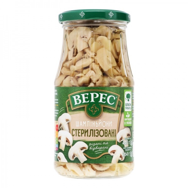 Шампиньоны Верес стерилизованные 440 г