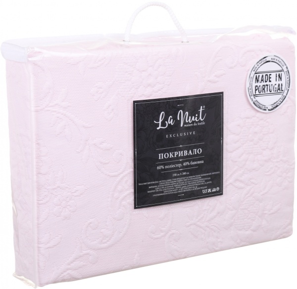 Покрывало Bona 260x230 см La Nuit розовый 