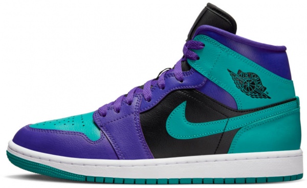 Кроссовки Nike AIR JORDAN 1 MID BQ6472-502 р.40,5 бирюзово-синий
