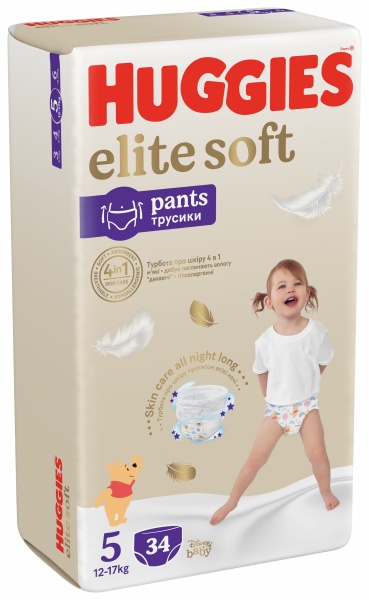 Подгузники-трусики Huggies ES Pant (5) Mega 12-17 кг 34 шт.