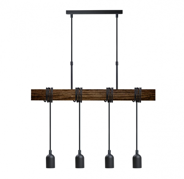 Светильник подвесной TK Lighting Rеdziny 4xE27 черный 