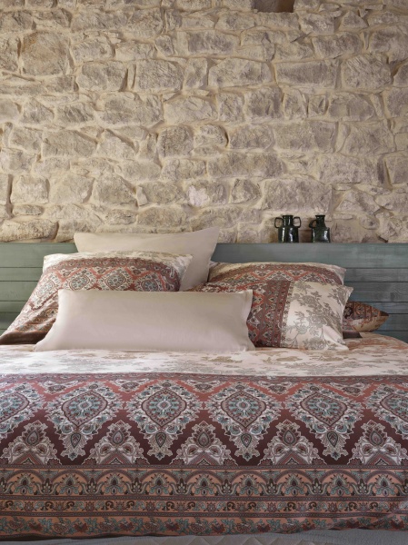 Комплект постельного белья Agrigento семейный разноцветный Grandfoulard 