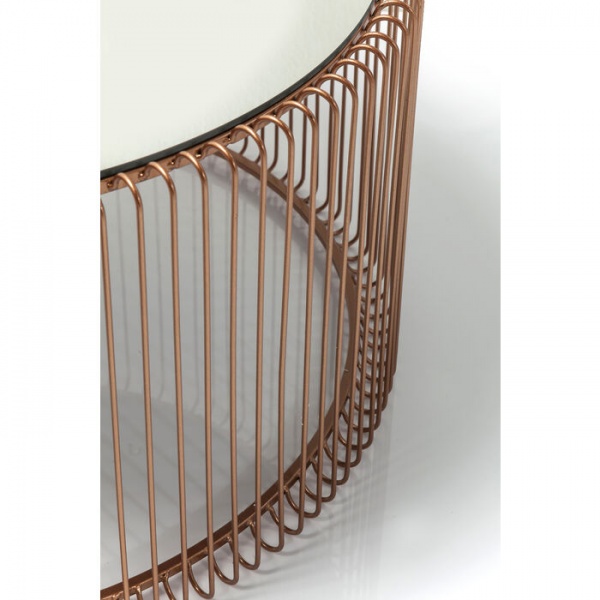 Стіл декоративний KARE Design Wire Copper 34x70x70 см набір з 2 шт. 