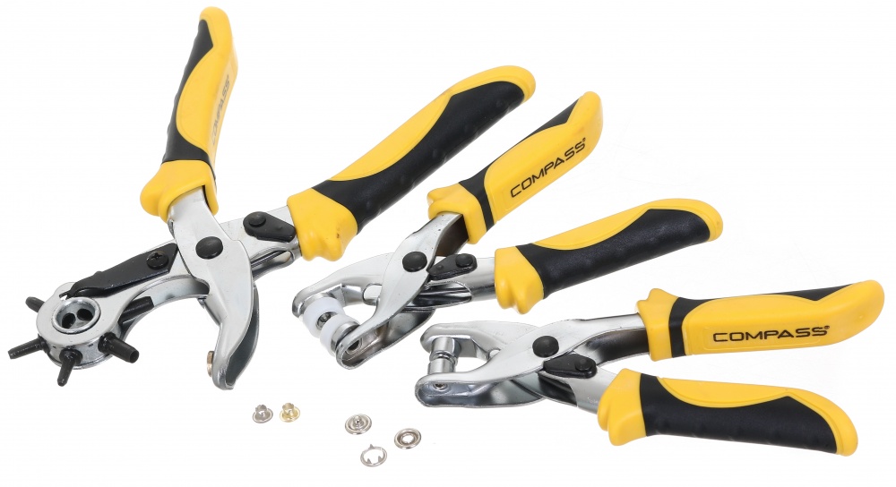 Набор Compass прокалыватель отверстий + ключи заклепочные 2 шт. CP-HTSM-1C