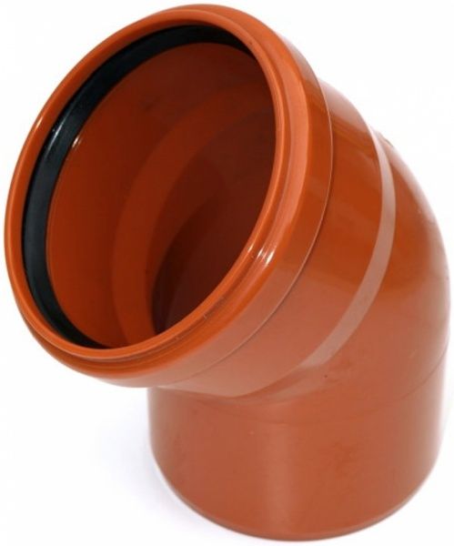 Коліно ПВХ d160х30° Ostendorf