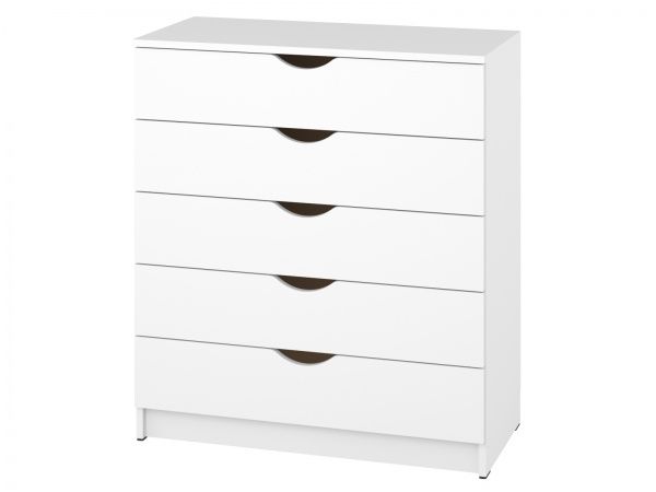 Комод Пєхотін ЕКО-5 800х900х380 білий/білий 