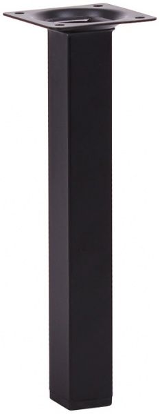 Меблева ніжка Larvij L61S20CH25 квадратная 25х25х200 мм черная 