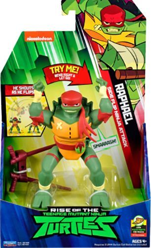 Фигурка со звуком TMNT «Еволюция Черепашек-Нинзя со звуком» - Рафаэль 81404 