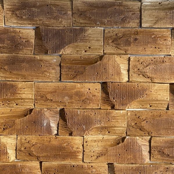 Плитка гипсовая прямая Wood 0,5 кв.м 