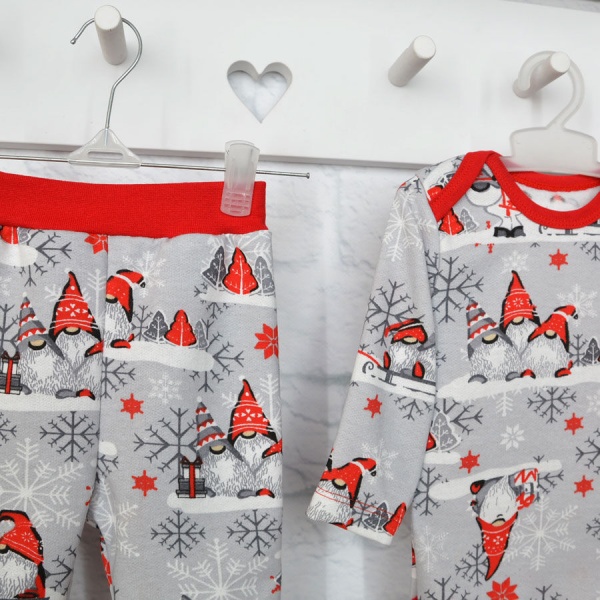 Комплект Blanka Гномы серый р.80 12843 