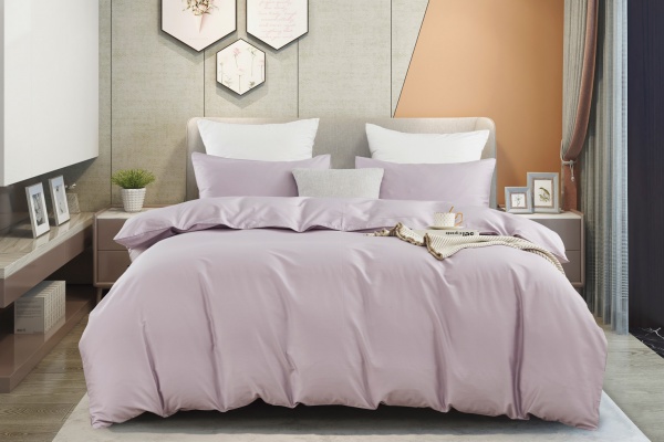 Комплект постельного белья Solido семейный серый La Nuit 