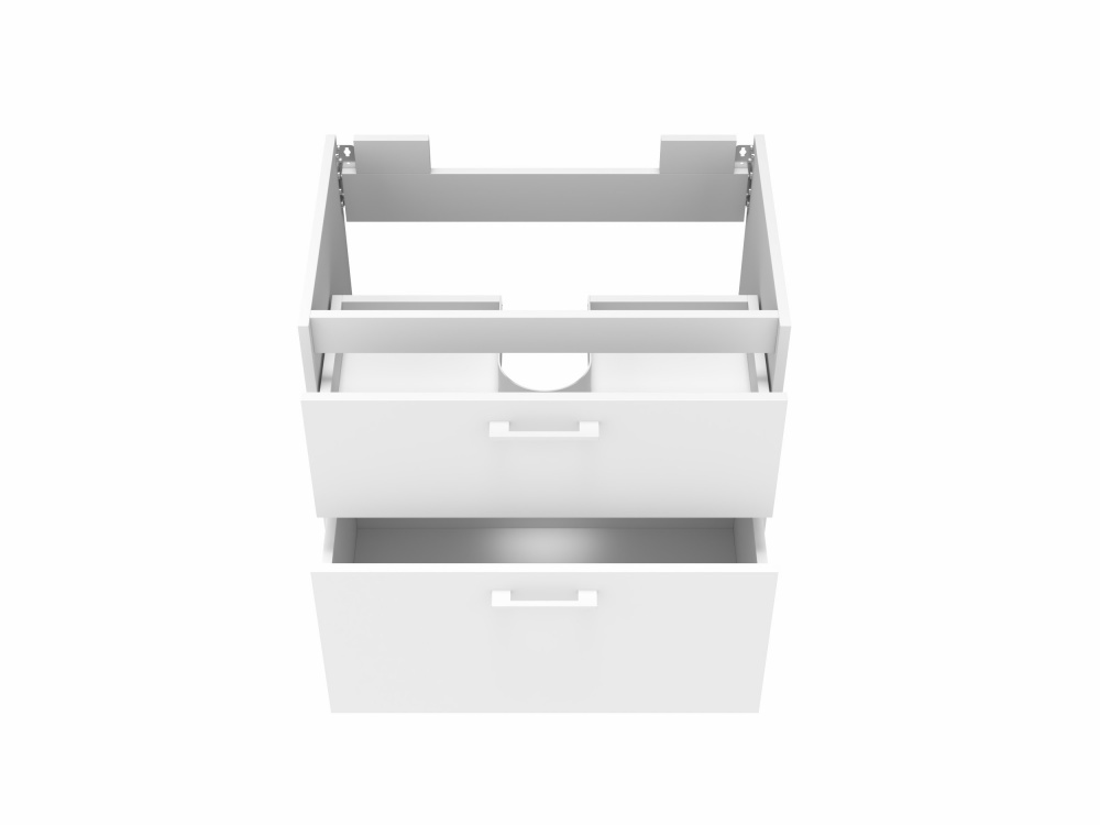 Тумба ЮВЕНТА Afina 70 см Біла під стільницю або умивальник Piedra 70