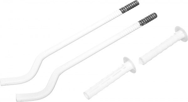 Кронштейн для кріплення Lion чавунних Європейських радіаторів 10х250 білий