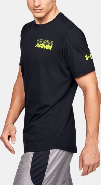 Футболка Under Armour BASELINE TEE QRTLY PHOTOREAL 1351296-001 M чорний