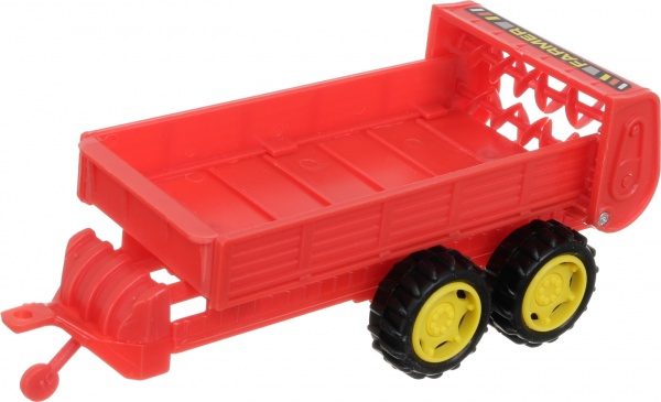 Игровой набор Shantou х6 шт. фермерский трактор с прицепом и фигурками зеленый JY238797