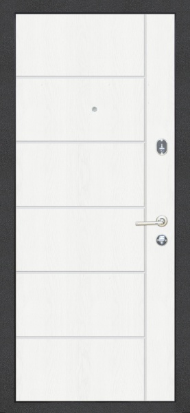 Дверь входная TM Riccardi Стандарт 4-G дуб grey / дуб ivory 2050х860 мм правая