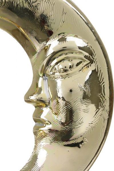 Декоративная подвеска Луна 5x14 см золотой NY21002