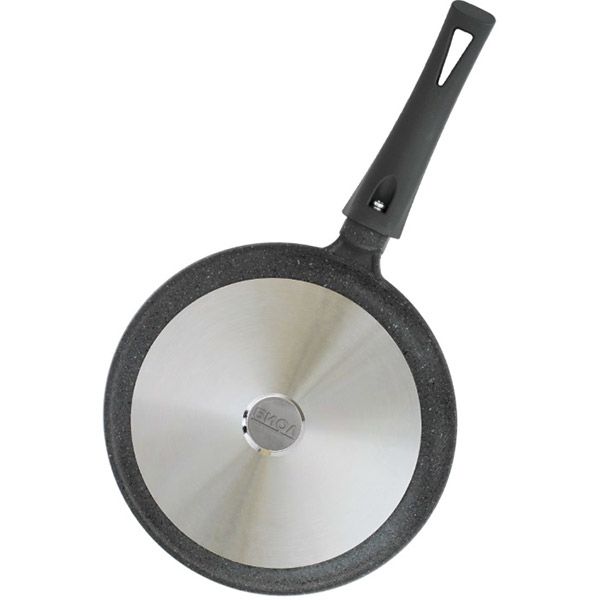 Сковорода для млинців з антипригарним покриттям 24 см Граніт Грей 24084М Biol