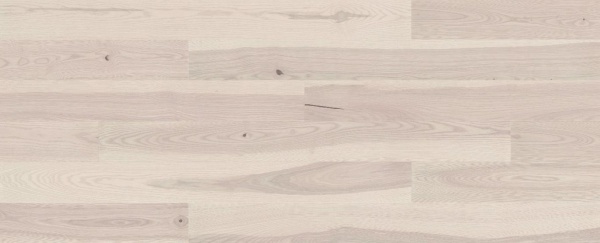 Паркетна дошка Ekoparket ясен білий односмугова 725x130x14 мм (0,65 кв.м) Blonde