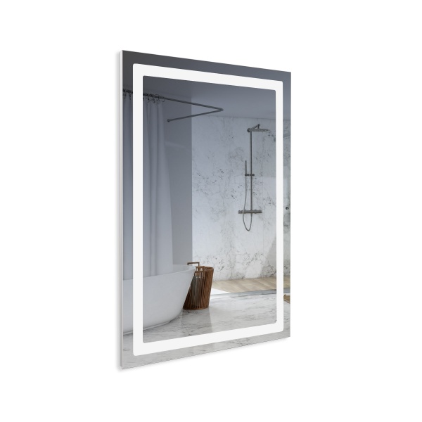 Зеркало со встроенной подсветкой Мойдодыр Olive 65x85/85x65 