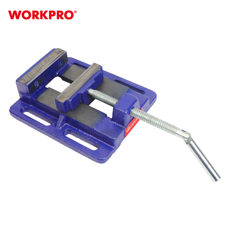 Тиски WORKPRO 100 мм PRO