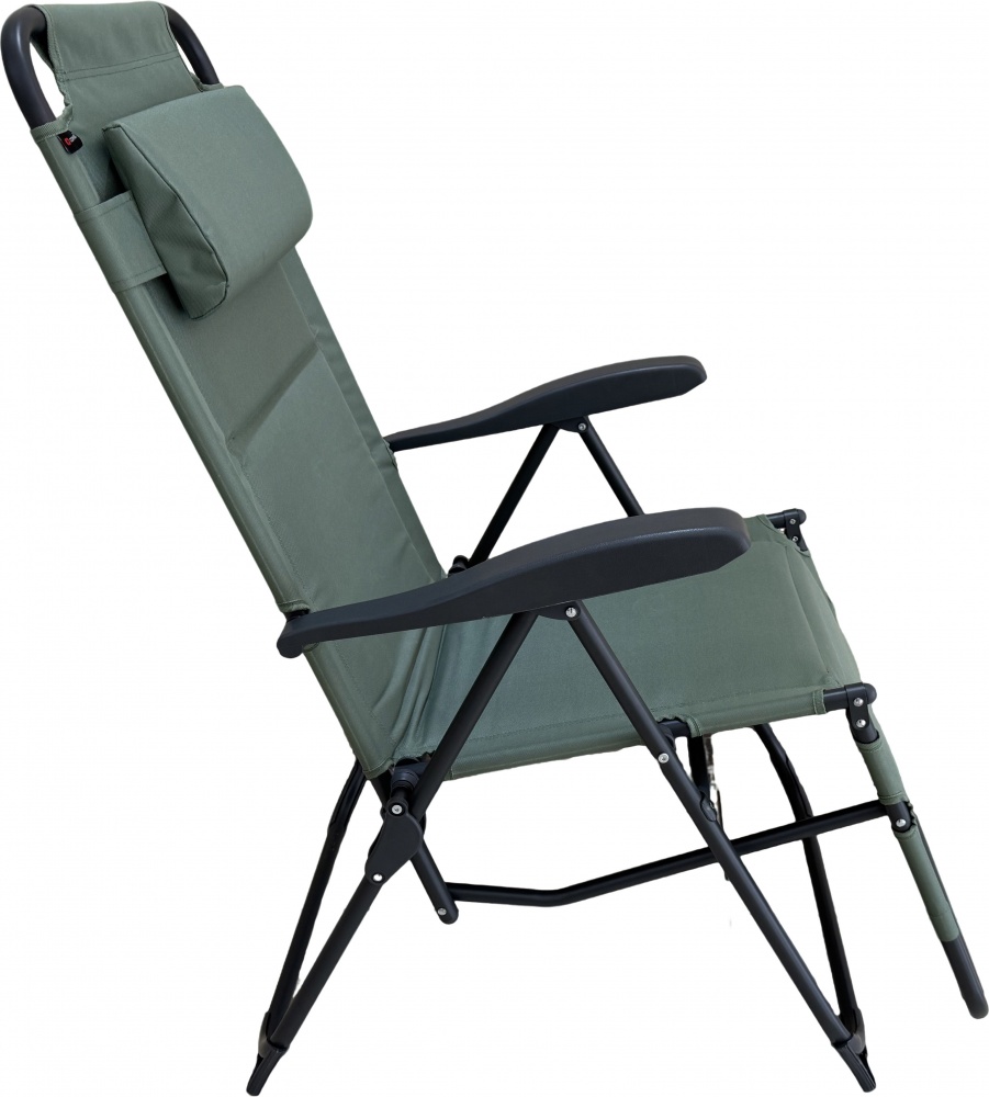 Шезлонг розкладний Grilland SX-3219-1 64x114 см оливковий