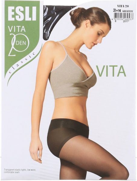 Колготки женские Conte Vita 20 den р. 3 графитовый 1 шт. 