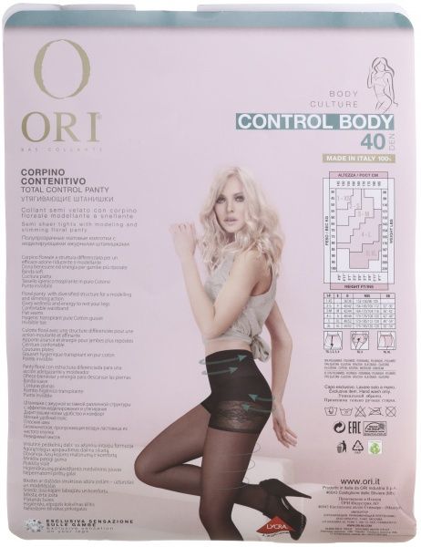 Колготки женские ORI Control Body 40 Den Neutro р. 3 нейтральный 1 пар 