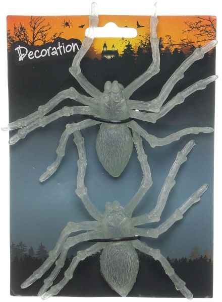 Декорация паук 2 шт. 13 см в ассортименте