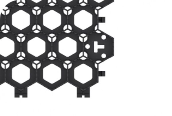 Газонная решетка Standartpark РГ-58.51.03-ПП пластиковая 8102-Ч UA