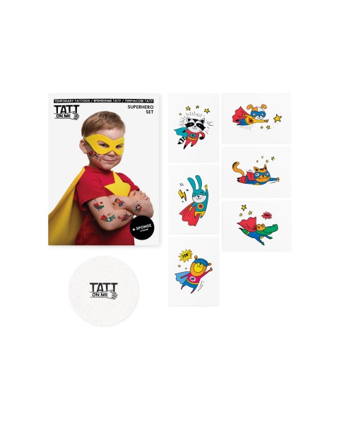 Тату временное TATTon.me Superhero set